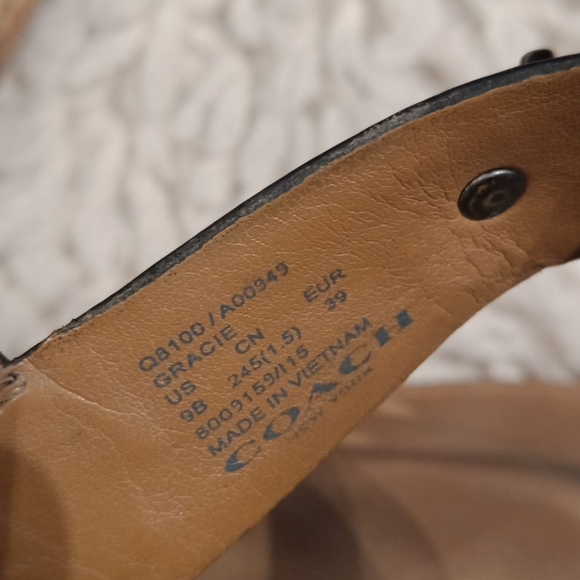 Coach  leather sandals - Picture 6 of 14